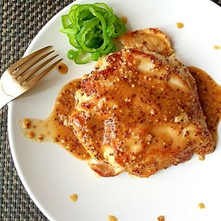 鶏胸肉の柔らかジューシー！ハニーマスタードステーキ